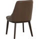 Jody Missouri Mahogany Leather Dining Chair, Set Of 2